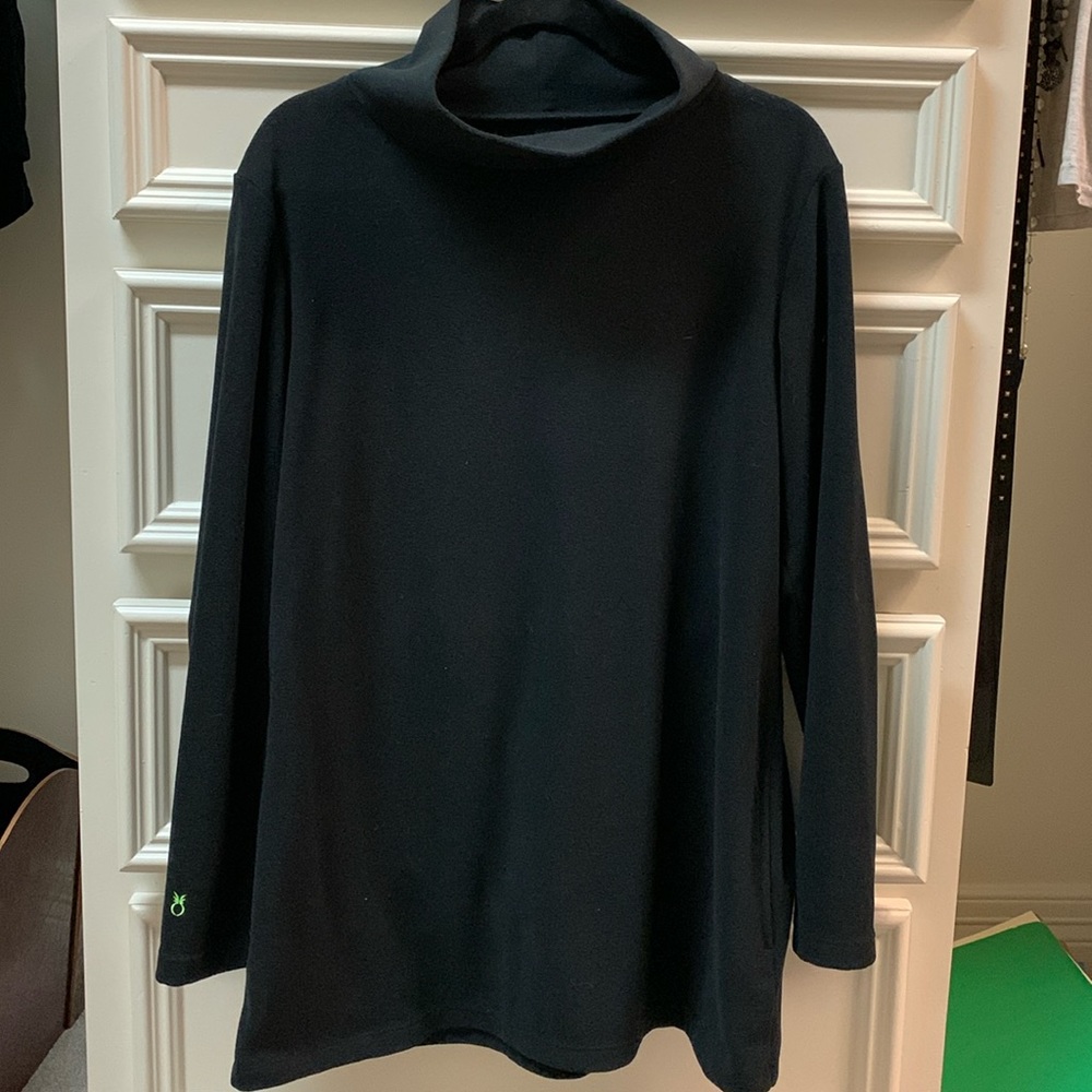 Cobble Hill Turtleneck. Black. XL.  EUC
